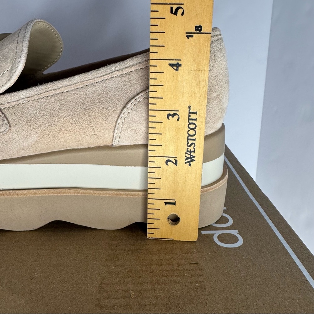 Dolce Vita Jaksen Platform Loafers – Size 6 – Dune Suede – NIB - Picture 8 of 13